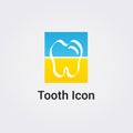 Tooth Icon Dental Care Medical Care Health Dentist Business Logo Design Various Shapes Graphic Modern Elements Royalty Free Stock Photo