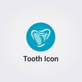 Tooth Icon Dental Care Medical Care Health Dentist Business Logo Design Various Shapes Graphic Elements