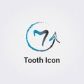 Tooth Icon Dental Care Medical Care Health Dentist Business Logo Design Various Shapes Graphic Elements