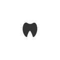 Tooth icon. design element Royalty Free Stock Photo