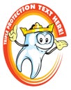 Tooth king Royalty Free Stock Photo