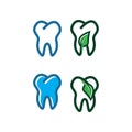 Tooth logo design template Royalty Free Stock Photo
