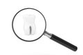 Tooth With Magnifying glass