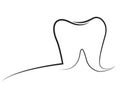 Tooth outline logo