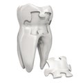 Tooth Pain concept. 3D rendering