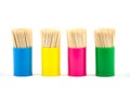 Tooth picks in jar Royalty Free Stock Photo