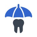 Tooth protection icon Royalty Free Stock Photo