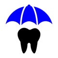 Tooth Protection Icon Royalty Free Stock Photo