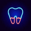 Tooth Root Neon Sign