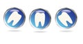 Tooth sign Royalty Free Stock Photo