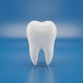 tooth on sky background Royalty Free Stock Photo