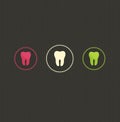 Tooth symbol background
