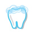tooth wash. Vector illustration decorative design Royalty Free Stock Photo