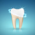 Tooth whitening concept, Teeth Whitening, glowing effect