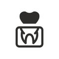 Tooth xray icon