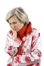 Toothache senior woman Royalty Free Stock Photo