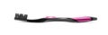 Toothbrush black with a rose color element on a transparent background