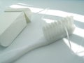 Toothbrush & floss Royalty Free Stock Photo
