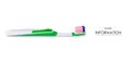 Toothbrush green color pattern