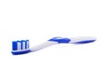 Toothbrush isolated on white Royalty Free Stock Photo