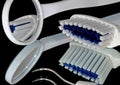 Toothbrush & Mirror Royalty Free Stock Photo