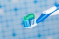 Toothbrush with toothpaste Royalty Free Stock Photo