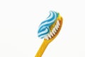 Toothbrush with toothpaste