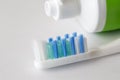 Toothbrush toothpaste Royalty Free Stock Photo