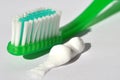 Toothbrush and toothpaste