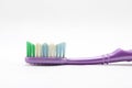 Toothbrush on white Royalty Free Stock Photo