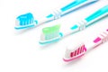 Set toothbrushes Royalty Free Stock Photo
