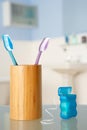 Toothbrushes and dental floss