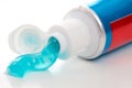 Toothpaste with breath strips Royalty Free Stock Photo