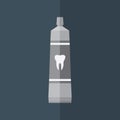 toothpaste tube. Vector illustration decorative design Royalty Free Stock Photo