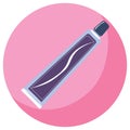 toothpaste tube. Vector illustration decorative design Royalty Free Stock Photo