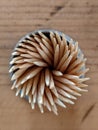 Toothpick top view