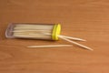 Toothpicks close up Royalty Free Stock Photo