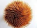toothpicks  on white background Royalty Free Stock Photo