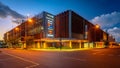 Toowoomba, Queensland, Australia - Grand Central shopping mall building at sunset