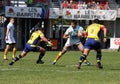 Top 14 rugby match USAP vs ASM Royalty Free Stock Photo