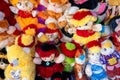 A lot Colorful Lot of Soft Toys Displayed for Kids Stock Photo Royalty Free Stock Photo