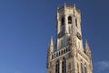 Top of the Belfry of Bruges Royalty Free Stock Photo