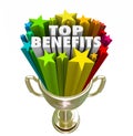 Top Benefits Gold Trophy Award Best Fringe Bonus Compensation