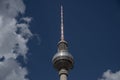 The top of the Berlin television tower \