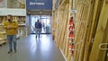 Top building hypermarket Leroy Merlin - one of largest players of DIY retail in Russia. Natural wood materials for home and garden