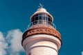 Top of the Cape Byron Lighthouse in Byron Bay, Australia Royalty Free Stock Photo