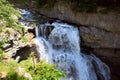 Top of the Cascada del Estrecho in Ordesa National Park.