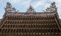 Top of Chinese temple Royalty Free Stock Photo