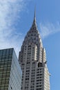 Top of Chrysler building in New York city Royalty Free Stock Photo