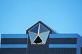 Logo Atop The Chrysler World Headquarters,Auburn Hills, Michigan, October 26, 2017